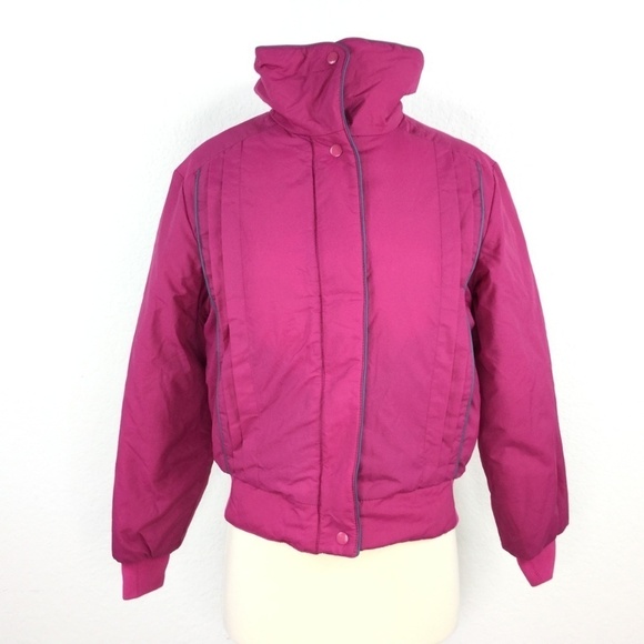 Vintage Emilio D'Italia Ski Jacket Pink Size 10 - Picture 2 of 8